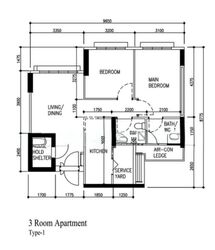 Blk 573C Woodlands Glen (Woodlands), HDB 3 Rooms #599556731